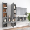 Set de muebles para TV 7 pzas madera contrachapada gris Sonoma 3