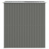 Abrigo de jardim 192x191x223 cm aço galvanizado cinzento-claro 5