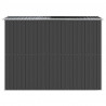 Cobertizo de jardín acero galvanizado antracita 192x274x223 cm 5