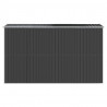 Abrigo de jardim 192x357x223 cm aço galvanizado antracite 5