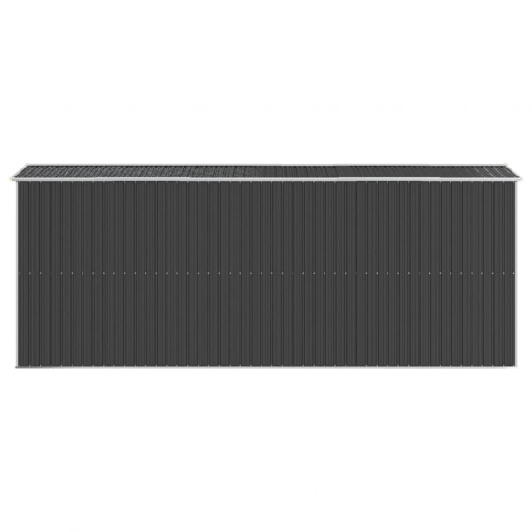 Abrigo de jardim 192x523x223 cm aço galvanizado antracite M 5