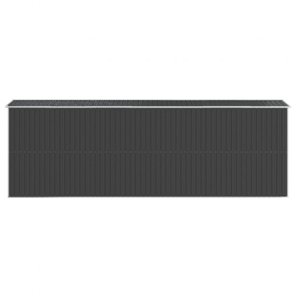 Cobertizo de jardín acero galvanizado antracita 192x606x223 cm M 5