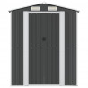 Cobertizo de jardín acero galvanizado antracita 192x938x223 cm 3