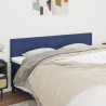 Cabeceira de cama 2 pcs tecido 90x5x78/88 cm azul 1