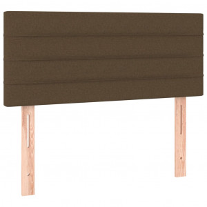 Cabeceira de cama tecido 100x5x78/88 cm castanho H