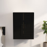 Armario colgante de pared negro 69.5x32.5x90 cm 1