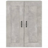 Armario colgante de pared gris hormigón 69.5x32.5x90 cm 5