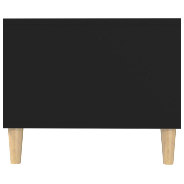 Mesa de centro madera contrachapada negro 102x50x40 cm M 5