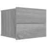 Mesa cabeceira 2 pcs 40x30x30 cm derivados madeira cinza sonoma 4
