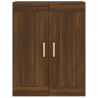 Armario pared madera contrachapada marrón roble 69.5x32.5x90 cm 5