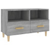 Mueble de TV madera de ingeniería gris Sonoma 80x36x50 cm 1