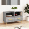 Mueble de TV madera de ingeniería gris Sonoma 80x36x50 cm 2