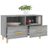 Mueble de TV madera de ingeniería gris Sonoma 80x36x50 cm 5