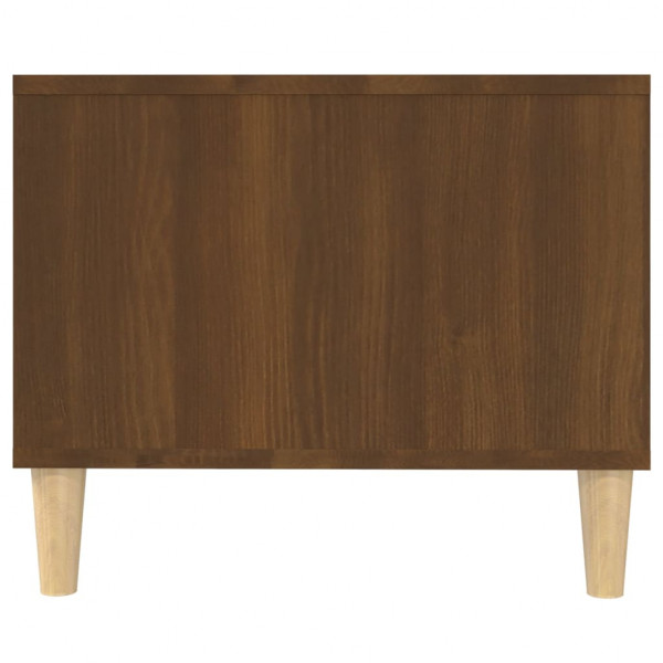 Mesa de centro madera contrachapada roble marrón 102x50x40 cm M 5