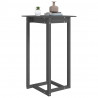 Mesa de bar 60x60x110 cm pinho maciço cinza 5