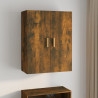 Armario colgante de pared roble ahumado 69.5x34x90 cm 1