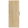 Armario colgante de pared roble Sonoma 69.5x34x90 cm 4