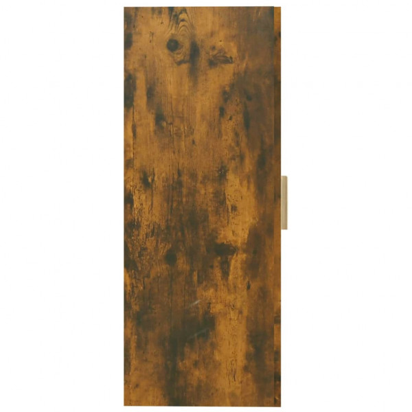 Armario colgante de pared roble ahumado 69.5x34x90 cm M 4