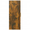 Armario colgante de pared roble ahumado 69.5x34x90 cm 4