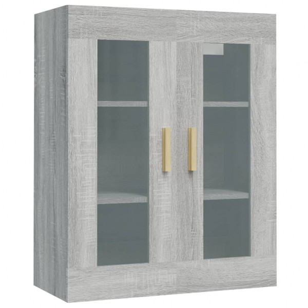 Armario de pared colgante gris Sonoma 69.5x34x90 cm M 2