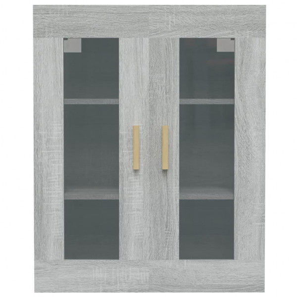 Armario de pared colgante gris Sonoma 69.5x34x90 cm M 3