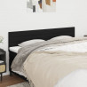 Cabeceira de cama 2 pcs tecido 80x5x78/88 cm preto 1