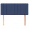 Cabeceira de cama tecido 80x5x78/88 cm azul 3