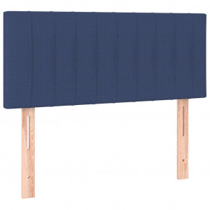Cabeceira de cama tecido 100x5x78/88 cm azul H