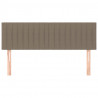 Cabeceros 2 unidades tela gris taupe 72x5x78/88 cm 3