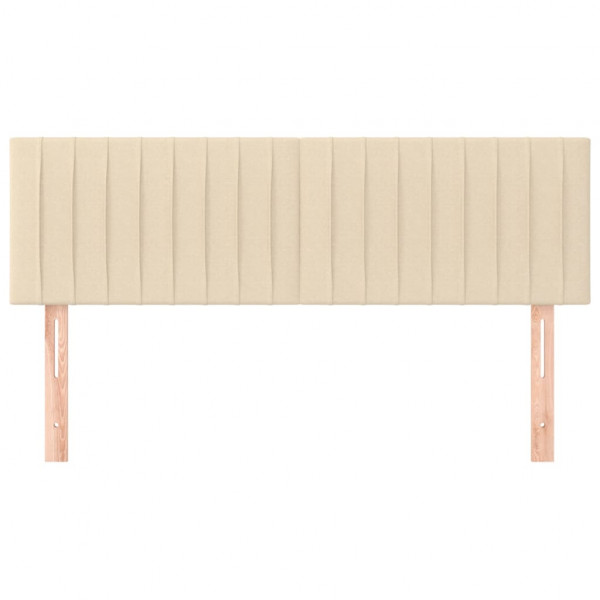 Cabeceros 2 unidades tela color crema 72x5x78/88 cm M 3