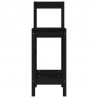 Cadeiras de bar 2 pcs 40x41.5x112 cm pinho maciço preto 4