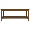 Mesa de centro 110x55x45 cm pinho maciço castanho mel 5