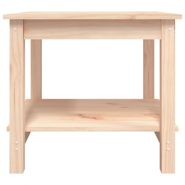 Mesa de centro de madera maciza de pino 50x50x45 cm M 5