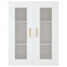 Armario de pared colgante blanco 69.5x34x90 cm 3