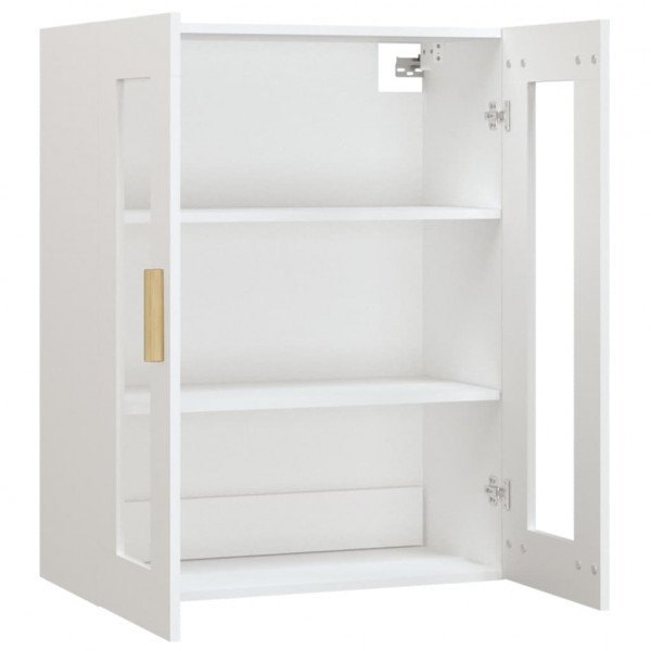 Armario de pared colgante blanco 69.5x34x90 cm M 5