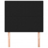 Cabeceira de cama 2 pcs tecido 80x5x78/88 cm preto 3