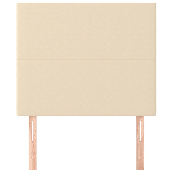 Cabeceros 2 unidades de tela color crema 100x5x78/88 cm M 3