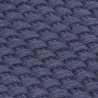 Tapete retangular natural 120x180 cm algodão azul marinho 5