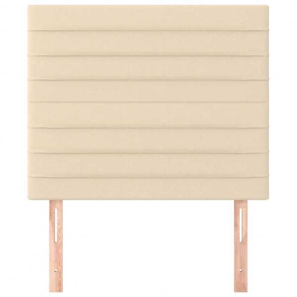 Cabeceros 2 unidades de tela color crema 80x5x78/88 cm M 3