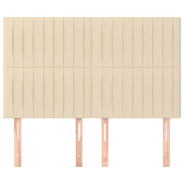 Cabeceros 4 unidades tela color crema 72x5x78/88 cm M 3