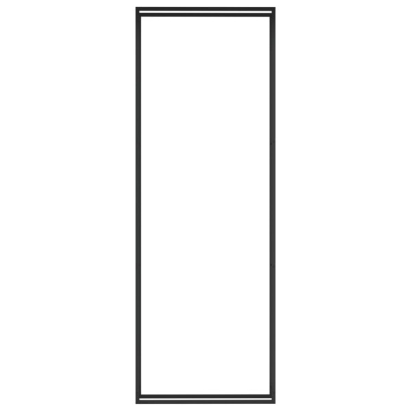 Suporte para lenha 110x28x312 cm aço preto mate M 3