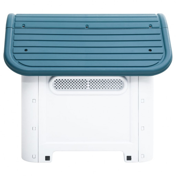 Casota para cães 59x75x66 cm polipropileno azul M 3