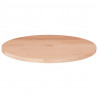 Tampo de mesa redondo Ø30x1.5 cm carvalho maciço não tratado 1