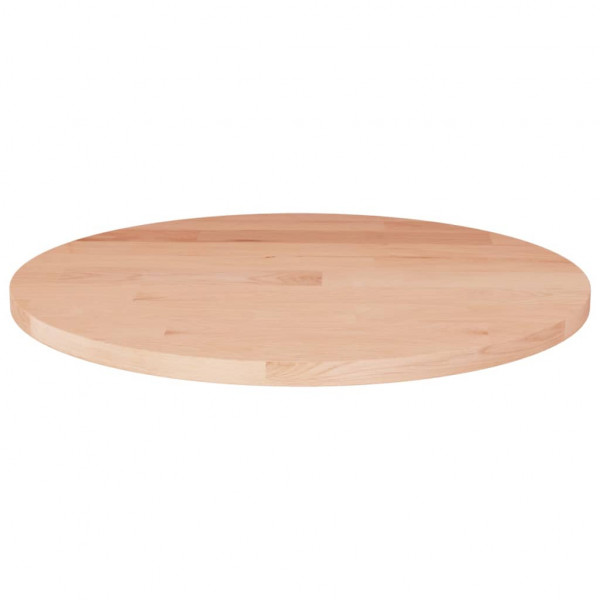 Superficie de mesa redonda madera de roble sin tratar Ø40x1.5cm D