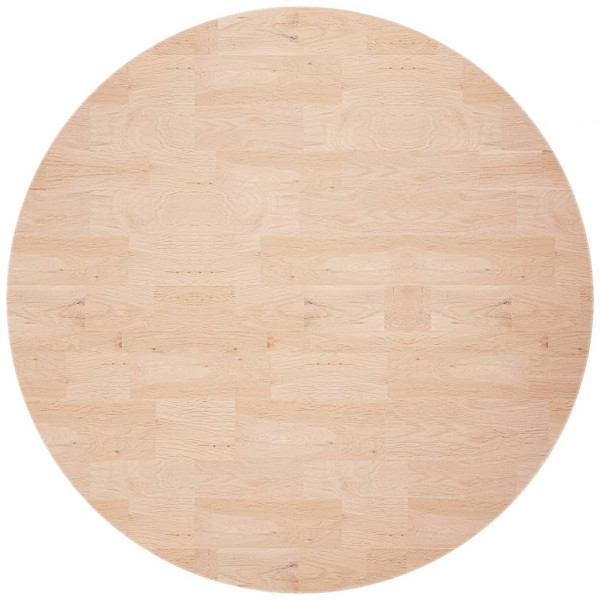 Superficie de mesa redonda madera de roble sin tratar Ø70x2.5cm M 2