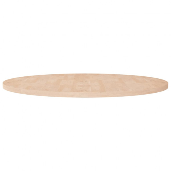 Superficie de mesa redonda madera de roble sin tratar Ø90x2.5cm D