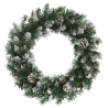 Guirlanda de Natal com luzes LED verde PVC 60 cm 2
