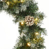 Guirlanda de Natal com luzes LED verde PVC 60 cm 3