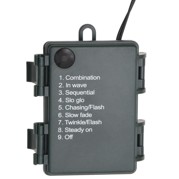 Corona de Navidad con luces LED PVC verde 60 cm M 4