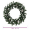 Guirlanda de Natal com luzes LED verde PVC 60 cm 5